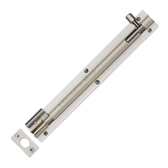 C1590 6-SN • 150 x 025mm • Satin Nickel • Heritage Brass Necked Barrel Bolt